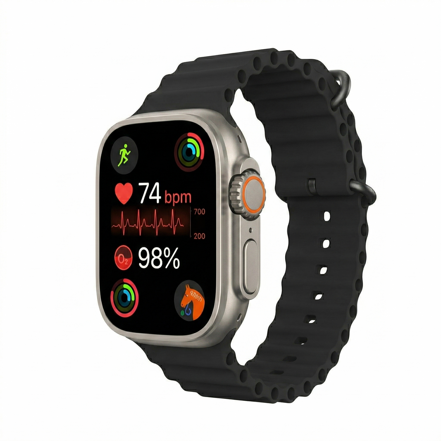 Smartwatch P9 Ultra 2+ Audífonos GRATIS — color negro