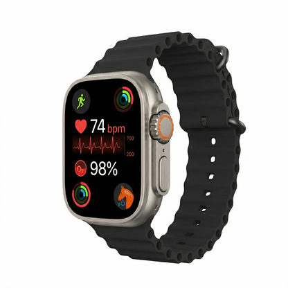 Smartwatch P9 Ultra 2+ Audífonos GRATIS — color negro